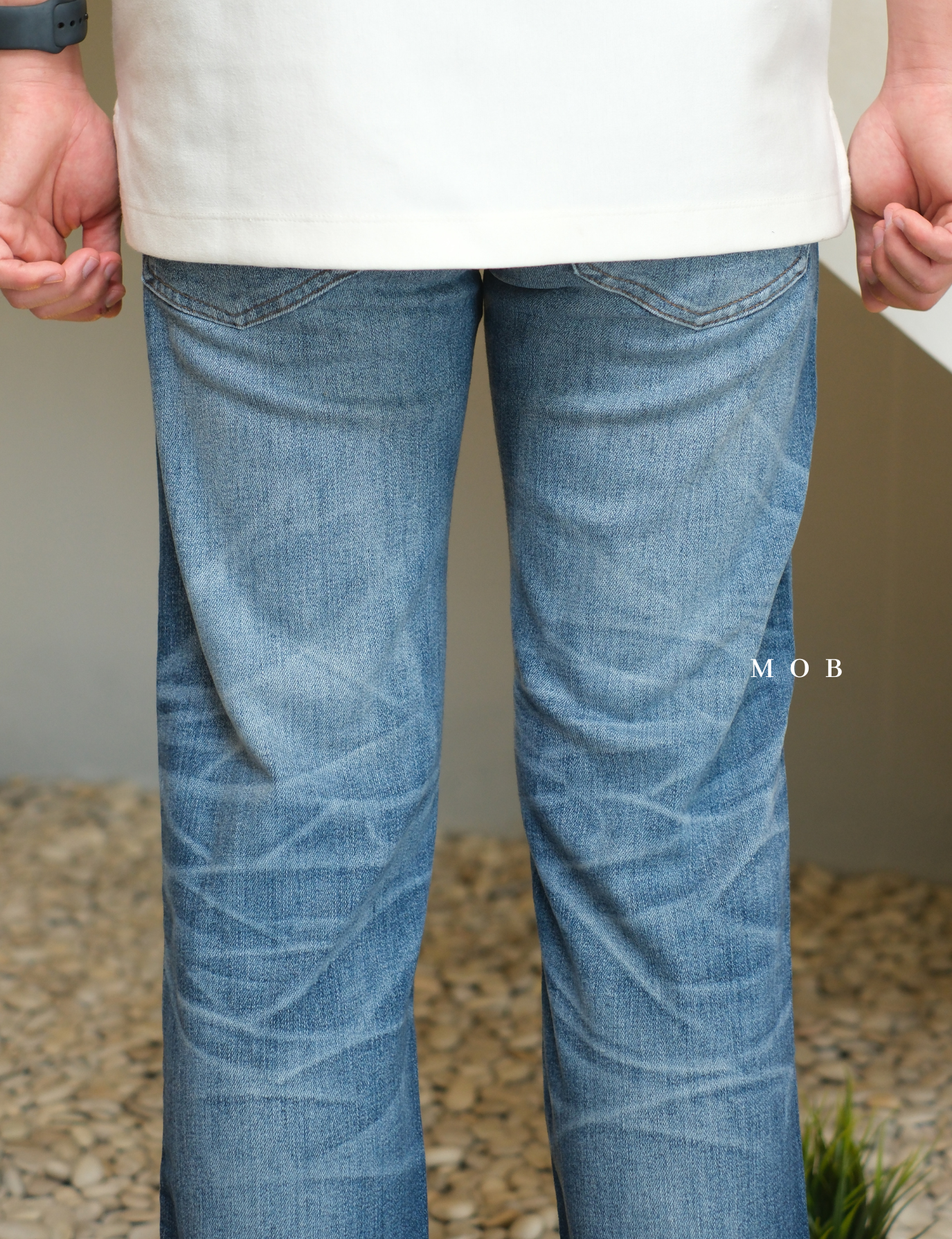 AEPT03001 AirFlex+ Original Straight Jeans Medium Blue