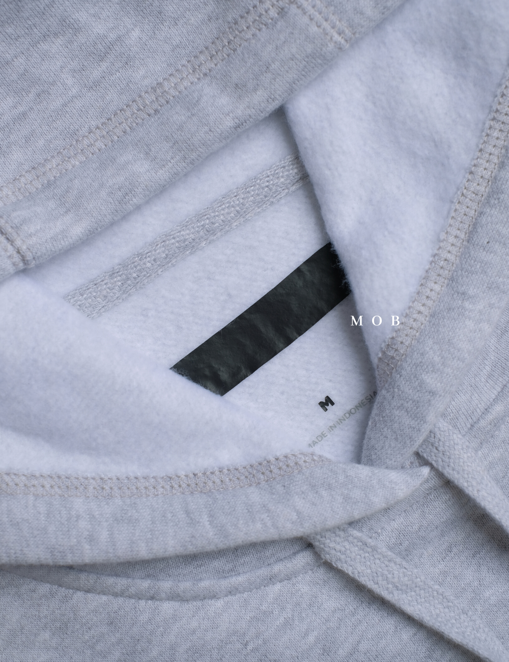 STHOD03004 Pullover Hooded Basic Light Grey 