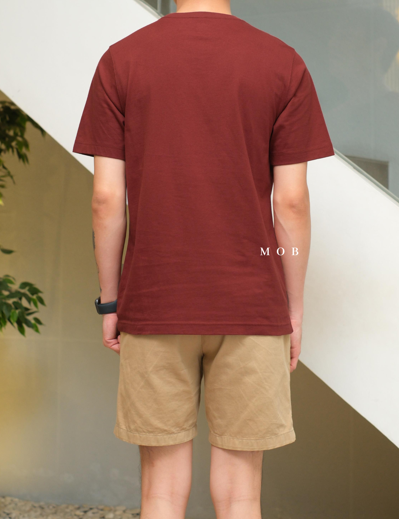 LESST01002 Basic Super SS T-Shirt Maroon