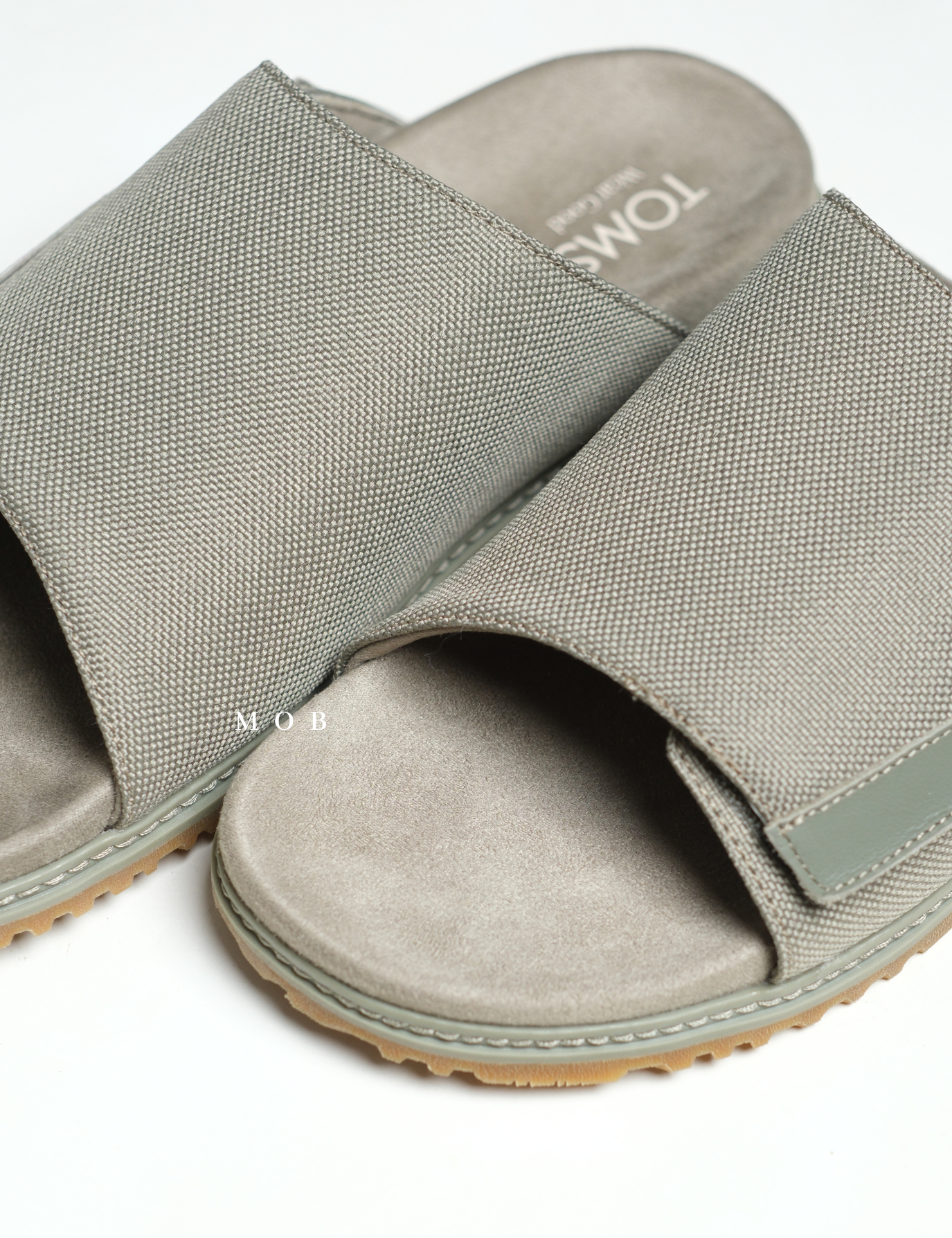 TMSSSH030011 Danilo Slide Sandal Vetiver Grey Canvas