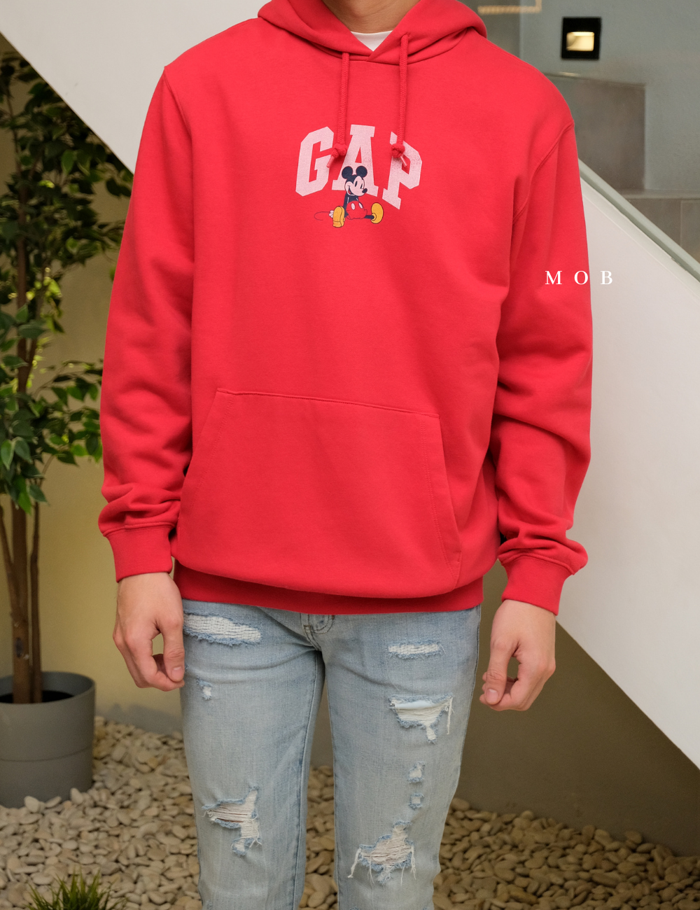 GPHOD01007 [HOODIE] Gap x Disney Mickey Mouse Red