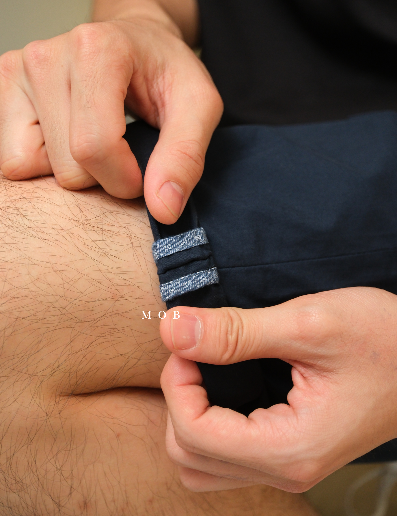 TTSR01003A JIM Bermuda Slim Shorts Navy