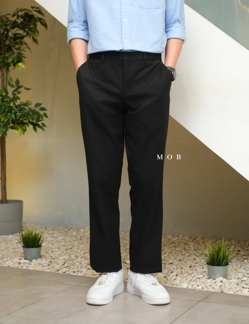 Image of EXPT1702A Photographer Stretch Cotton Pants Black