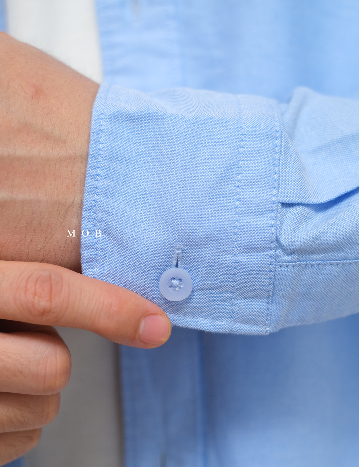 SPLLSS03001 Nature Comfort Button Down Slim LS Shirt Light Blue