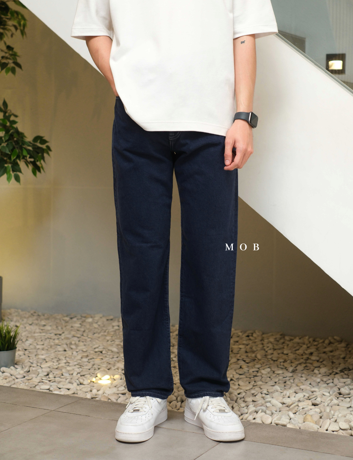 GUPT03001 Regular Jeans Classic Navy