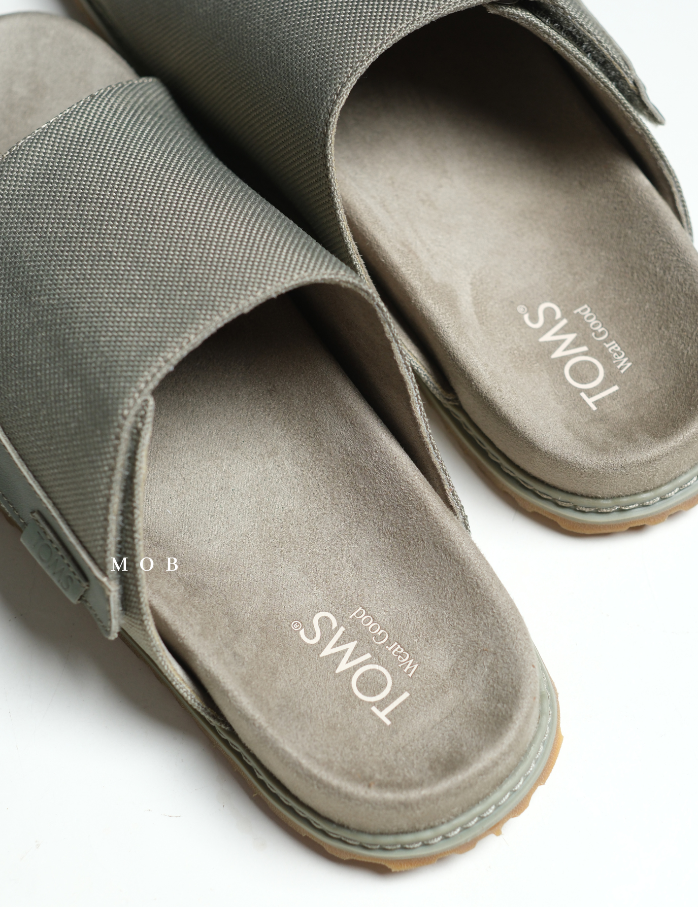 TMSSSH030011 Danilo Slide Sandal Vetiver Grey Canvas