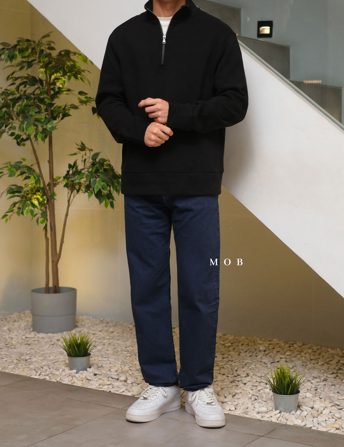 GUPT03001 Regular Jeans Classic Navy