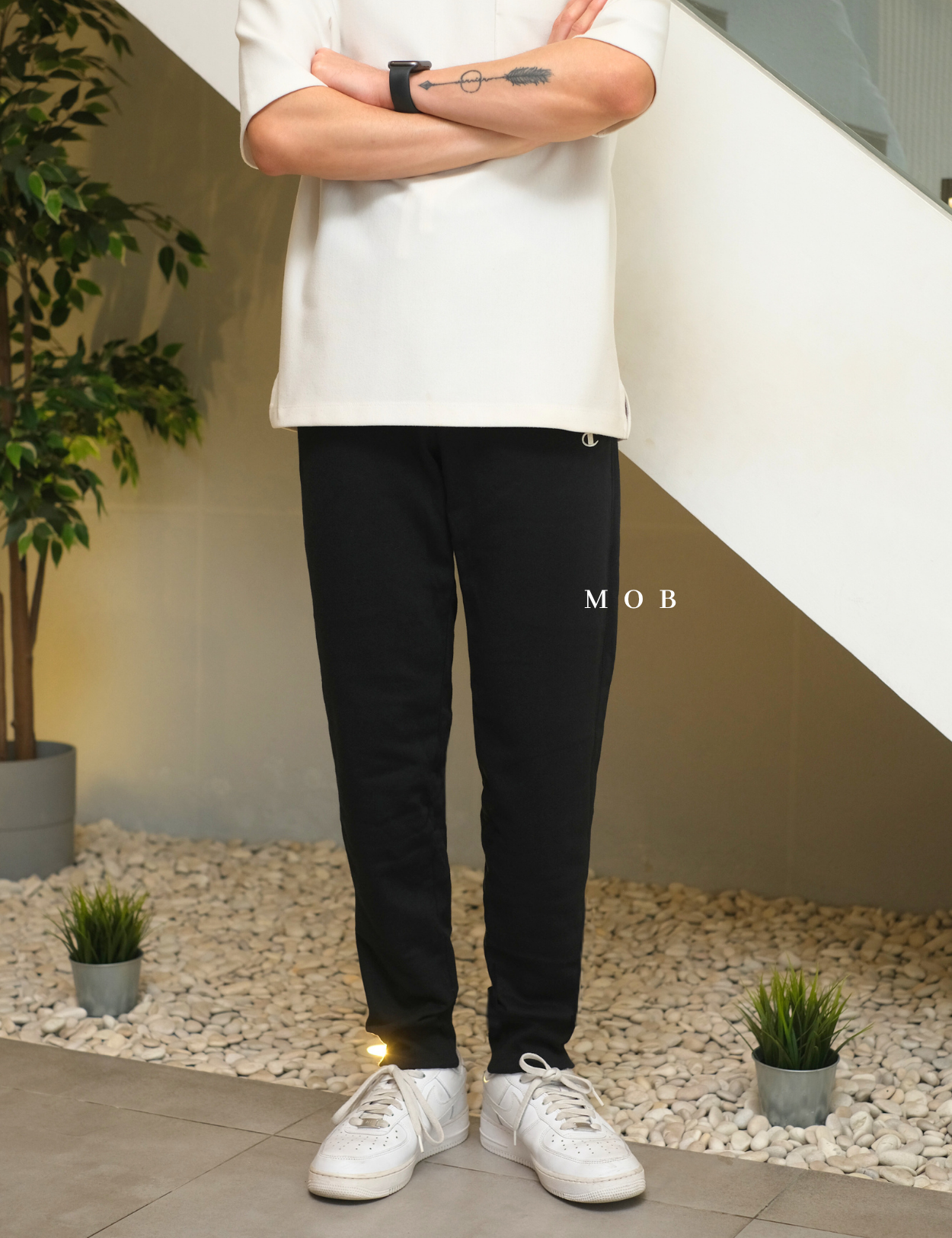 CHMPJP1201A OG Fleece Jogger Black