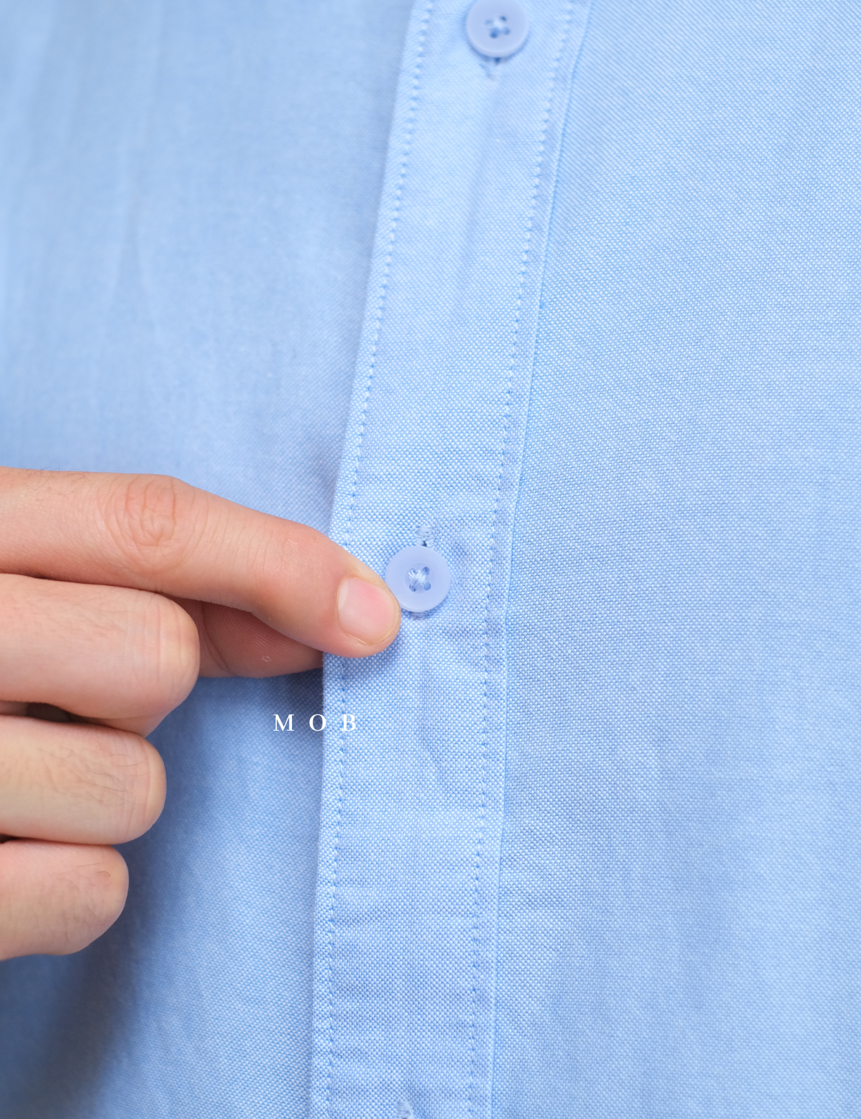 SPLLSS03001 Nature Comfort Button Down Slim LS Shirt Light Blue