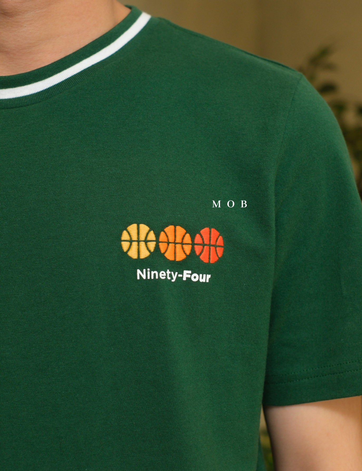 ONSST08001 Heavyweight Ninety Four SS Tee Dark Green