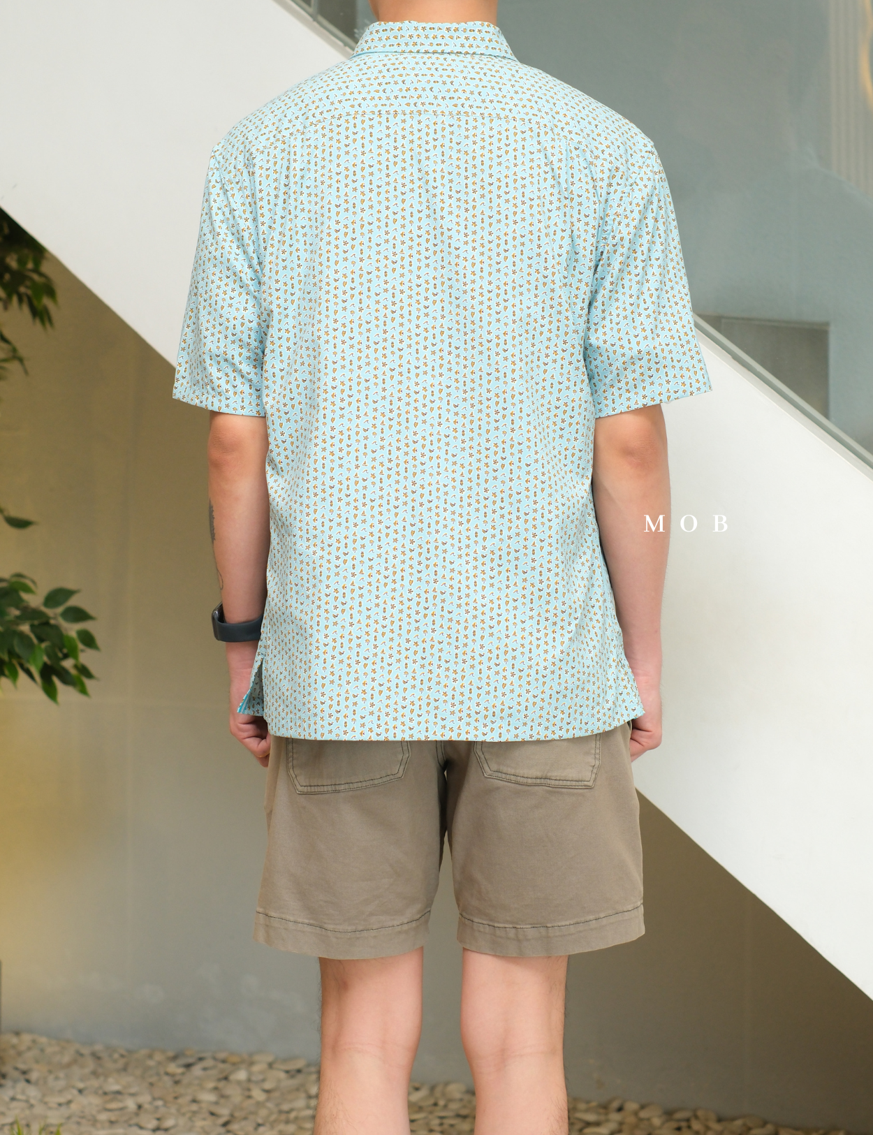 TORSSS01001B SS Shirt Celeste Blue Mix Ocean