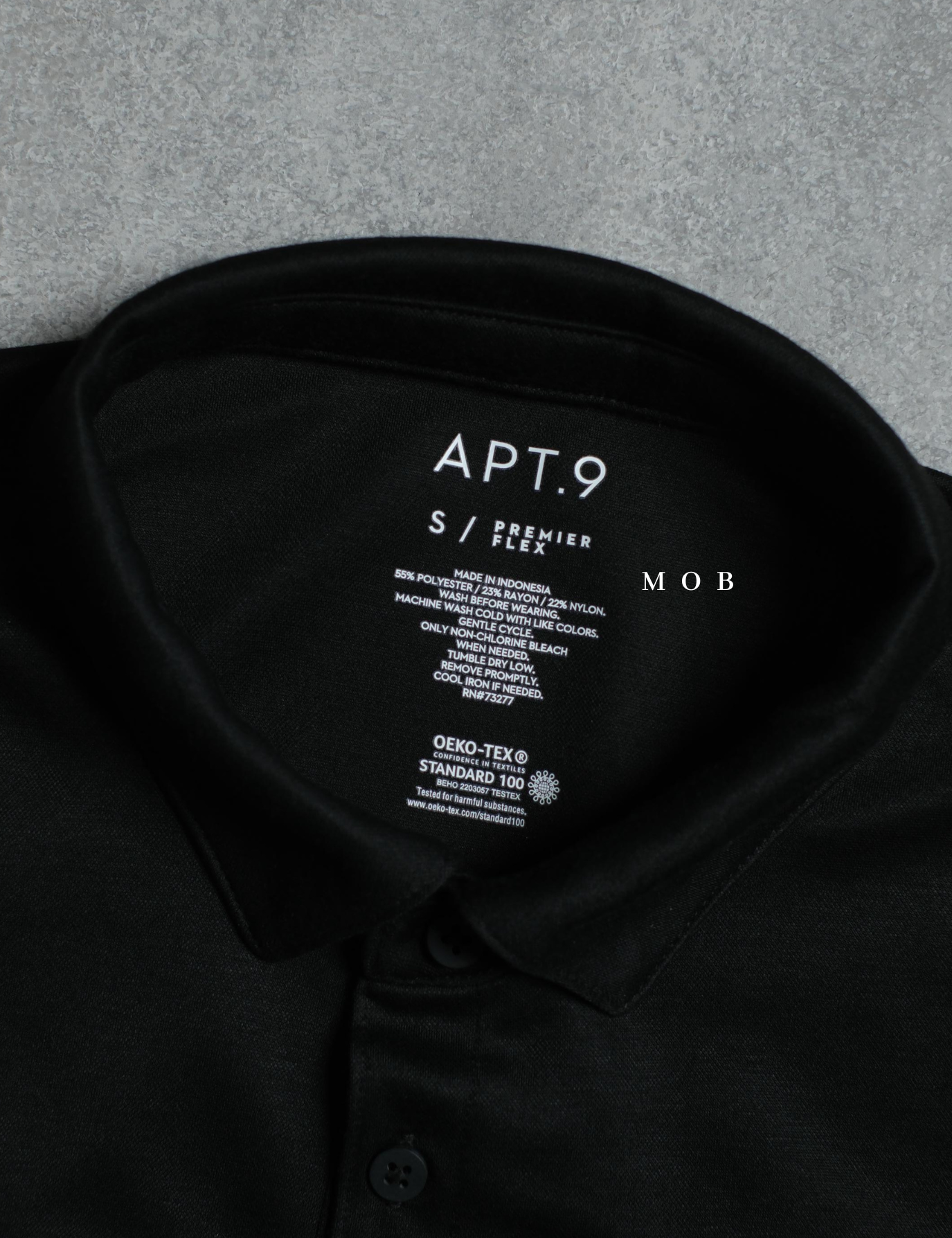 APTPLS01004 Premier Flex LS Polo Black