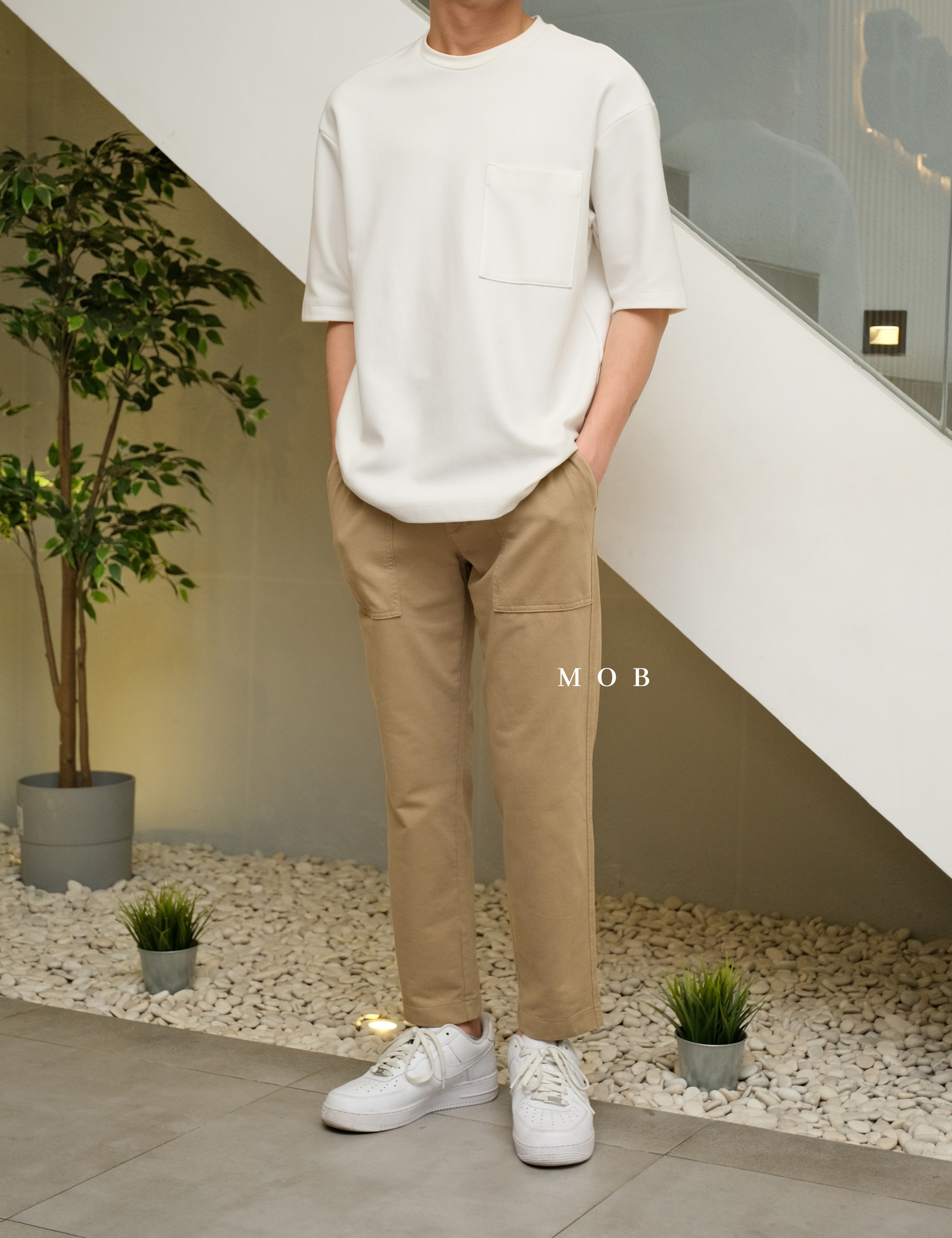 UNQPT1205E Ankle Pants DARK KHAKI