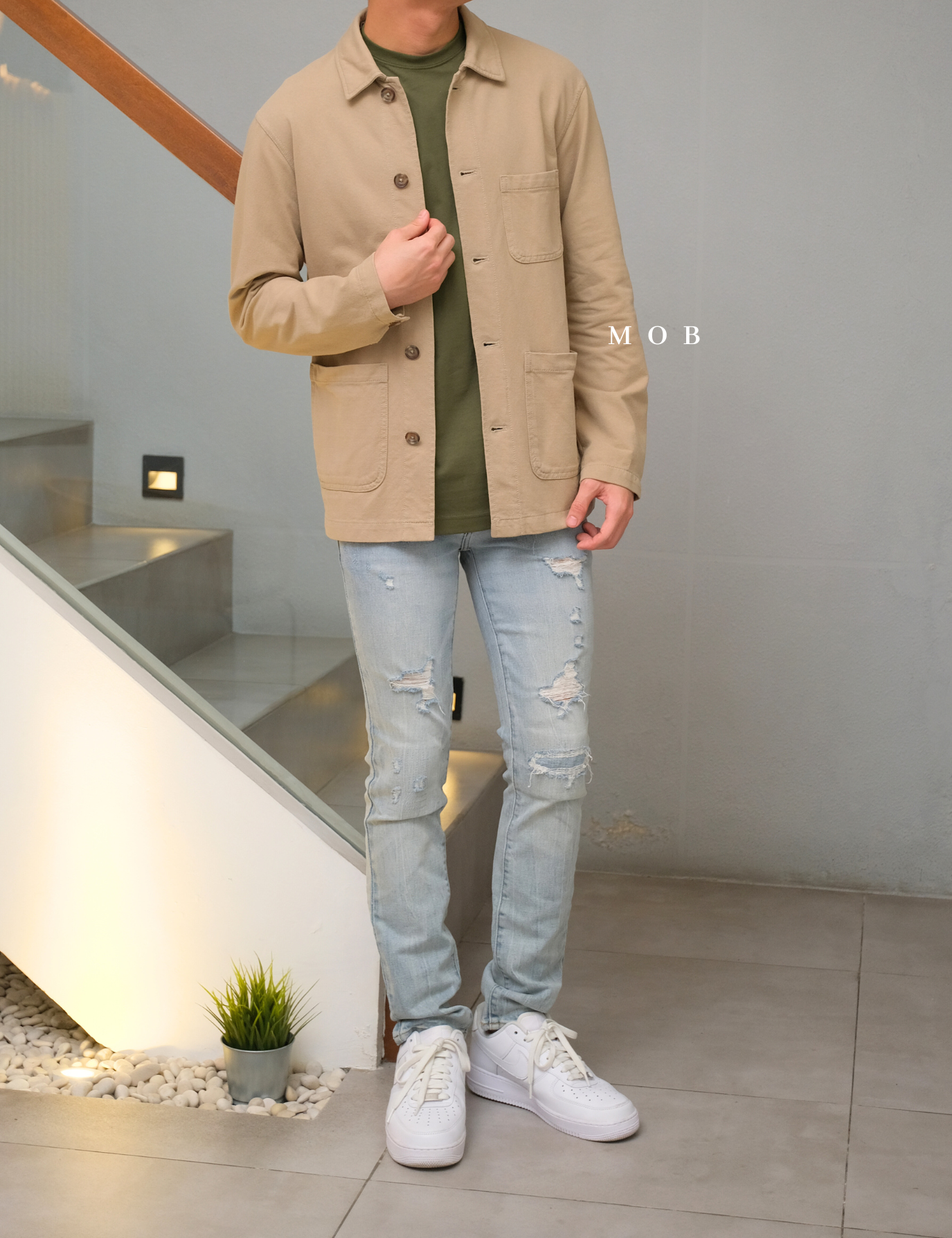 LESST01003 Basic Super SS T-Shirt Olive