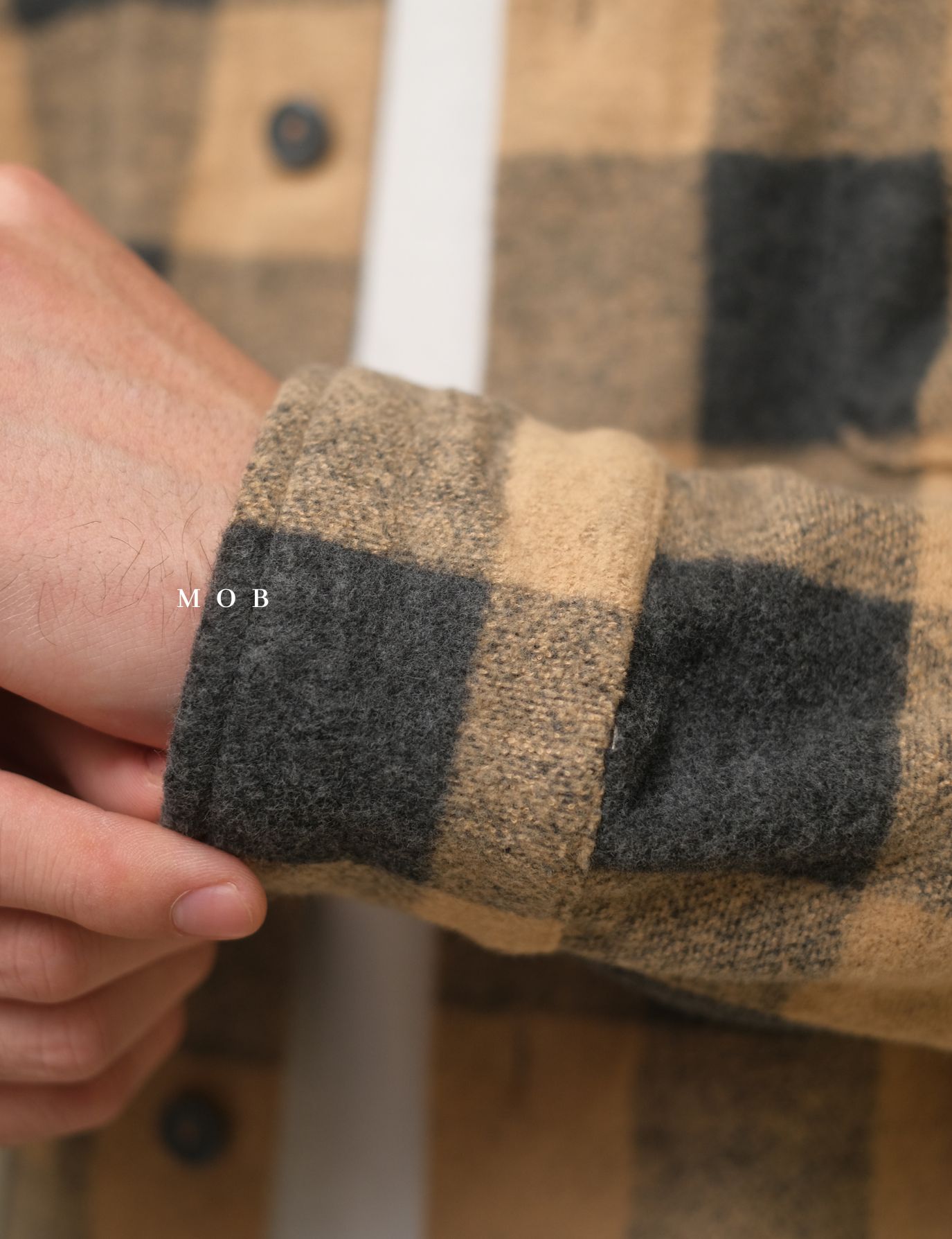 GFLSS02001 Flannel Shirt Jacket Bronze Plaid