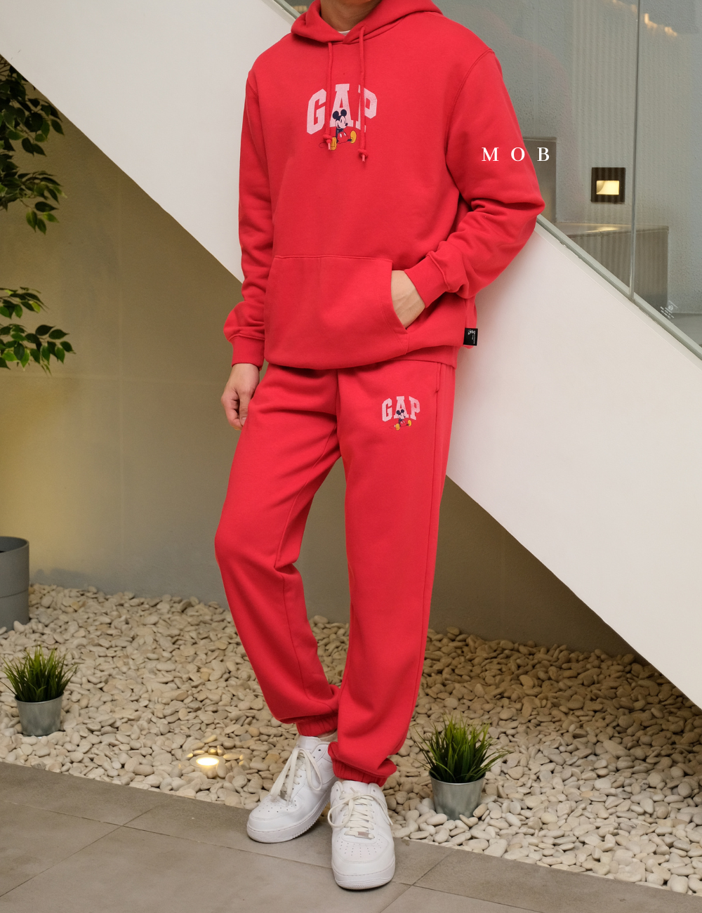 GPHOD01007 [HOODIE] Gap x Disney Mickey Mouse Red