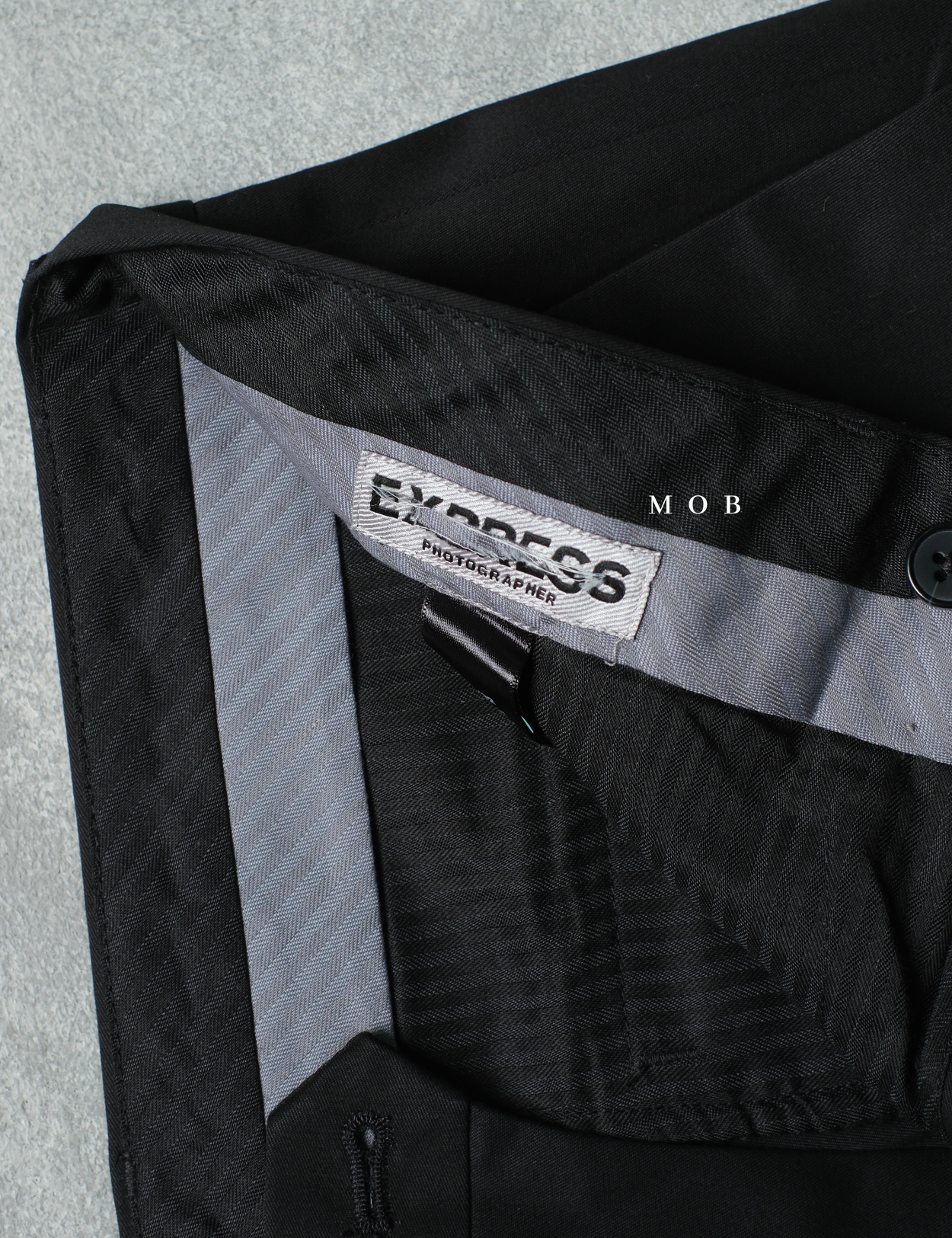 EXPT1702A Photographer Stretch Cotton Pants Black