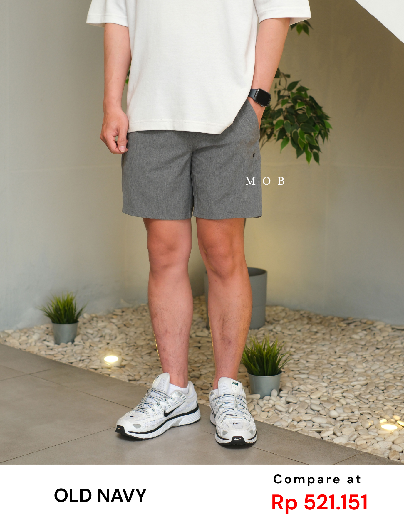 ONSR1201 Essential Woven Workout Shorts Grey Misty