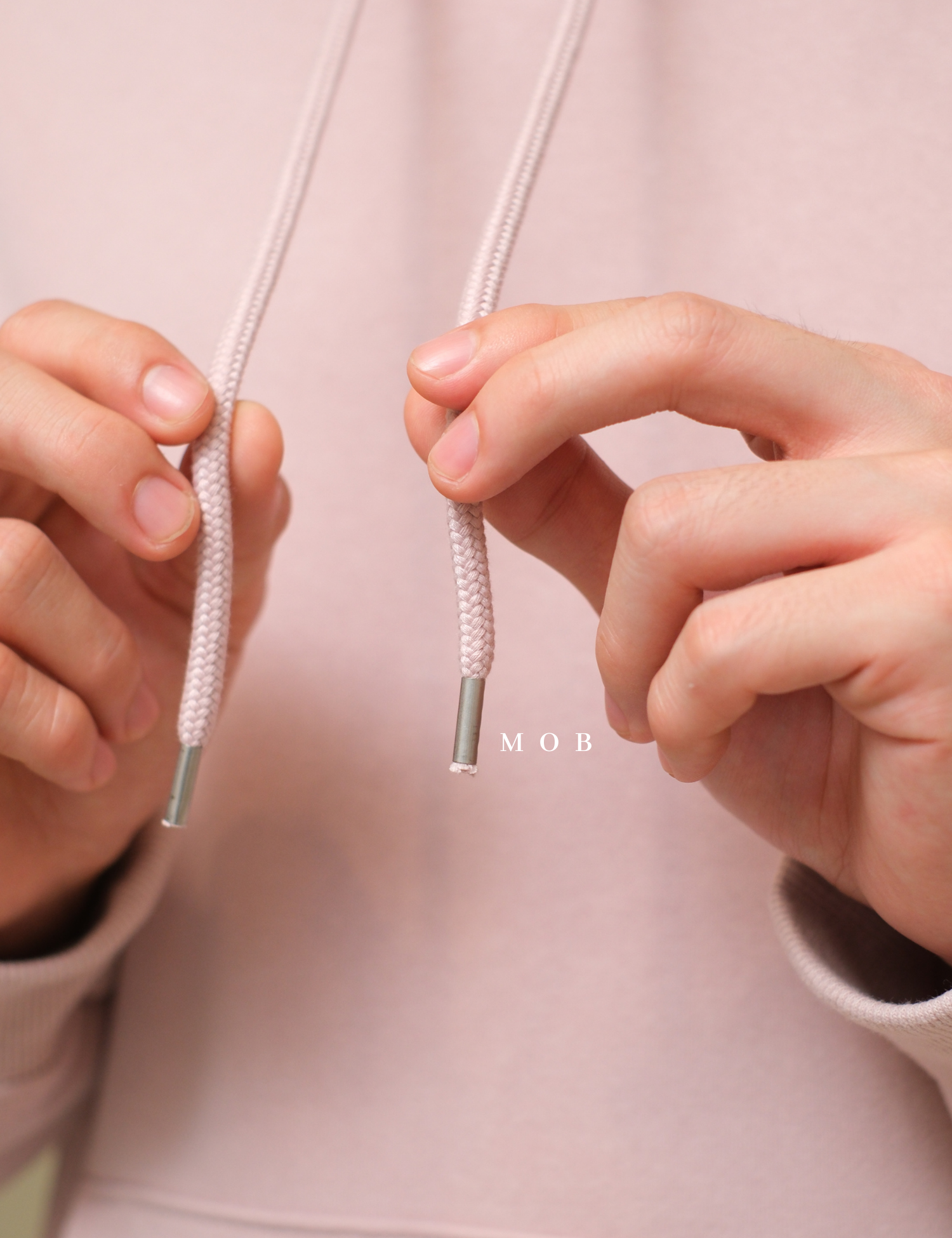 HMHOD04004 Loose Basic Pullover Hoodie Wild Pink (V2)