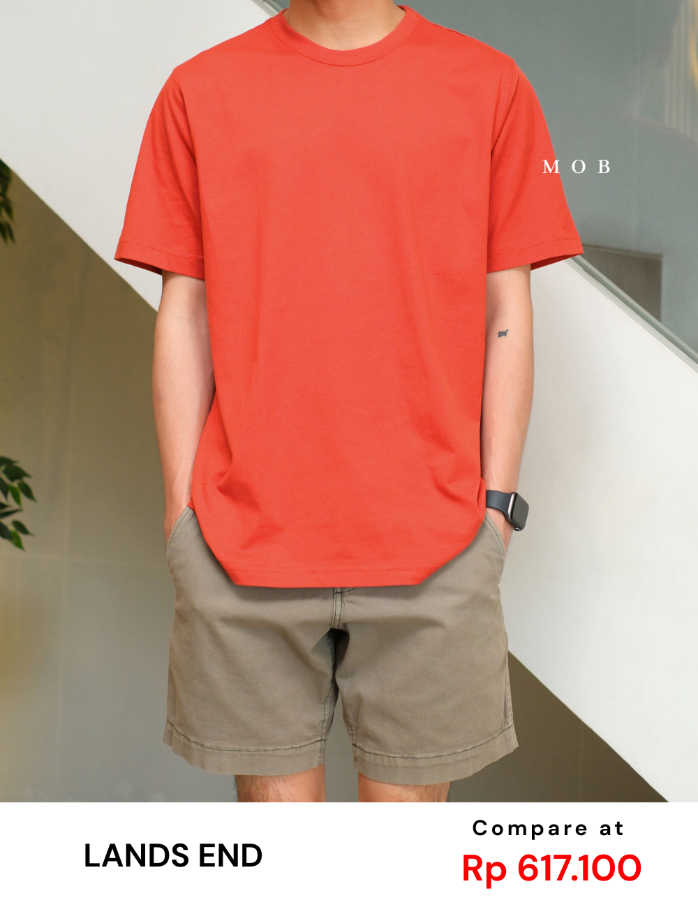 LESST01004 Basic Super SS T-Shirt Orange