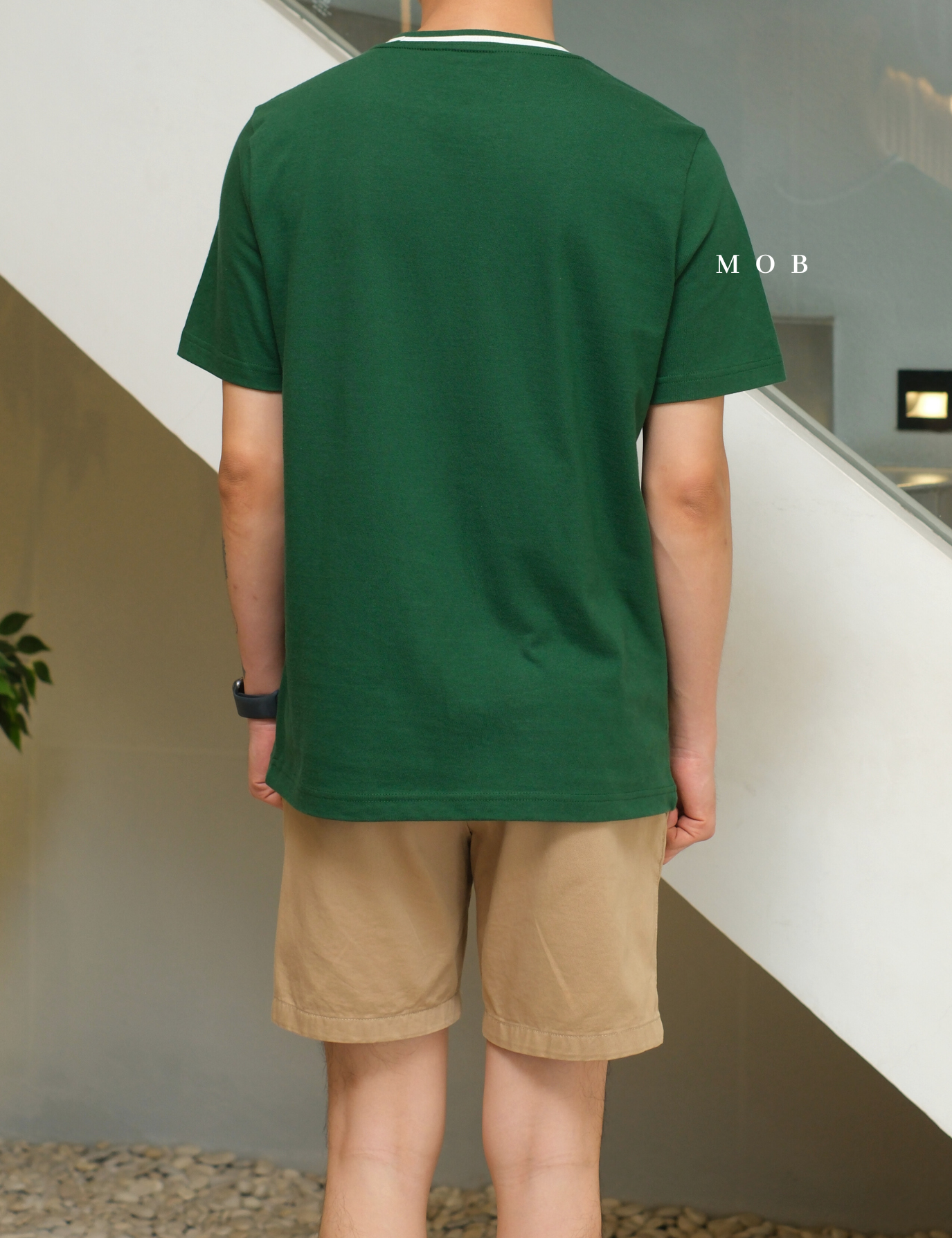 ONSST08001 Heavyweight Ninety Four SS Tee Dark Green