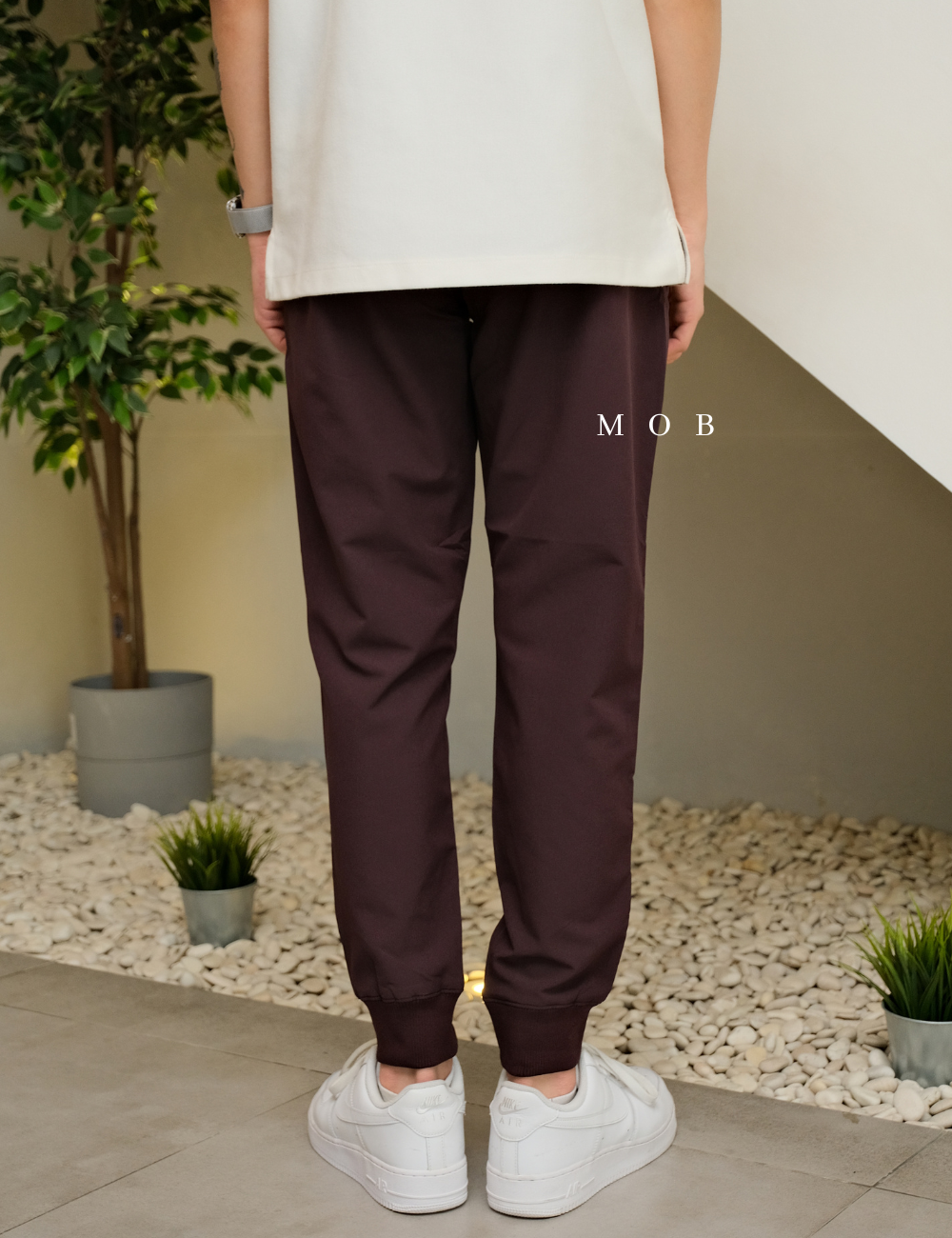 ONJP09003 StretchTech Water-Repellent Jogger Pants Maroon 
