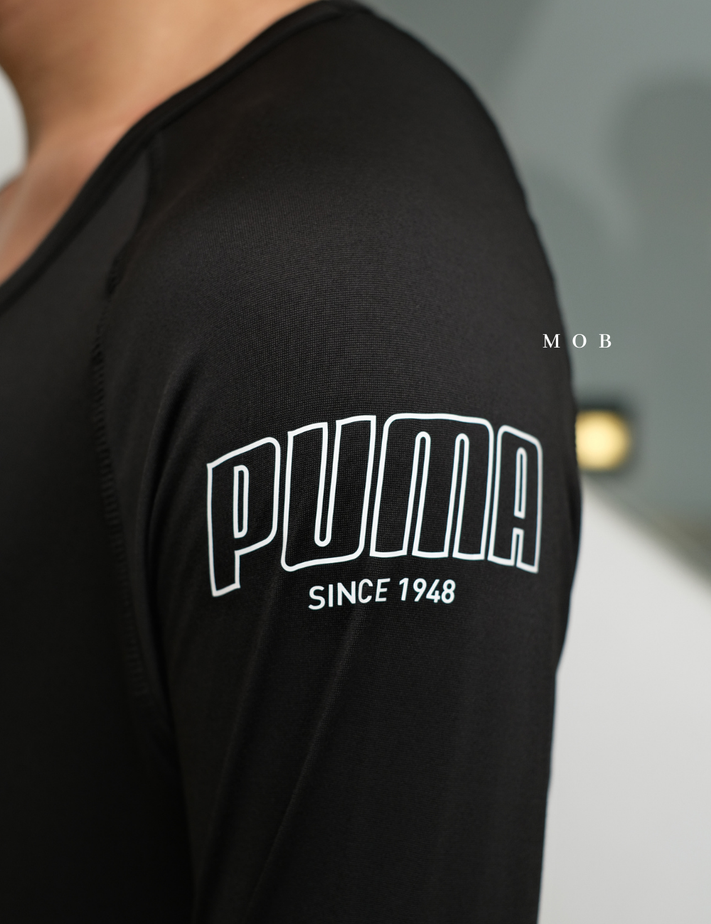 PMBL01004 Warmcell Thermal Baselayer Cat Script Hand Logo Black