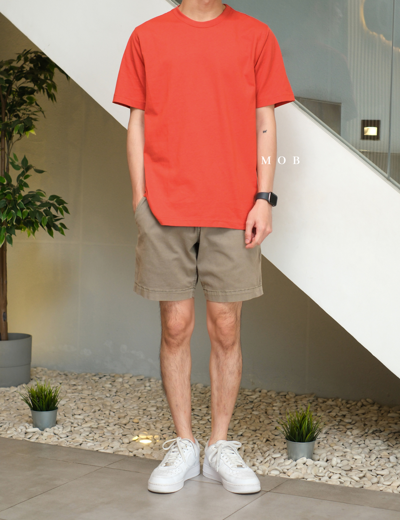 LESST01004 Basic Super SS T-Shirt Orange