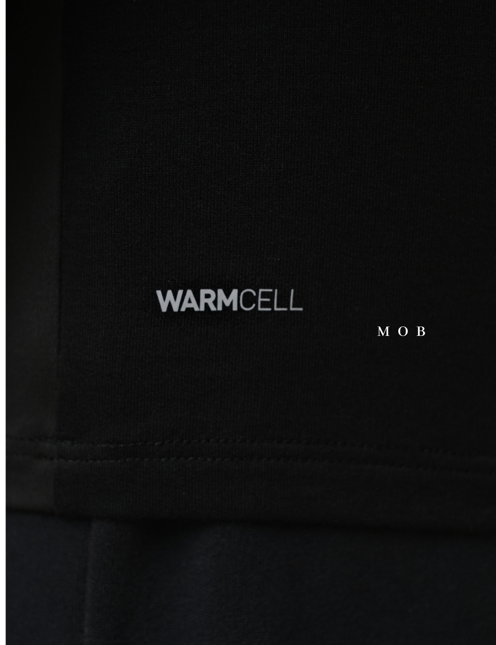 PMBL01004 Warmcell Thermal Baselayer Cat Script Hand Logo Black