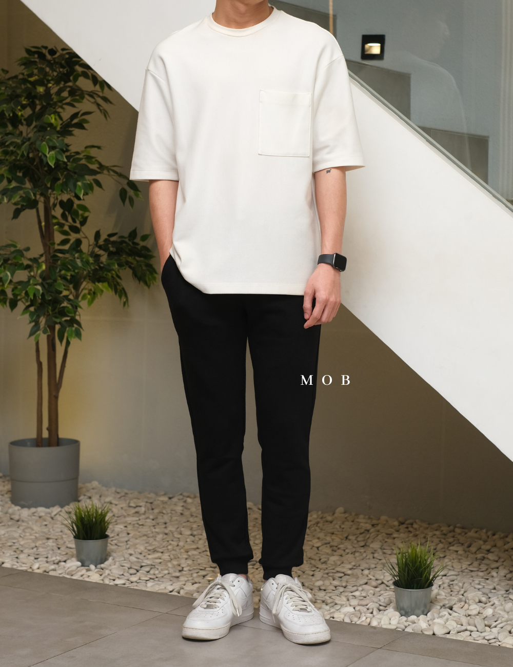 GUJP02001A Jogger Pants Black 