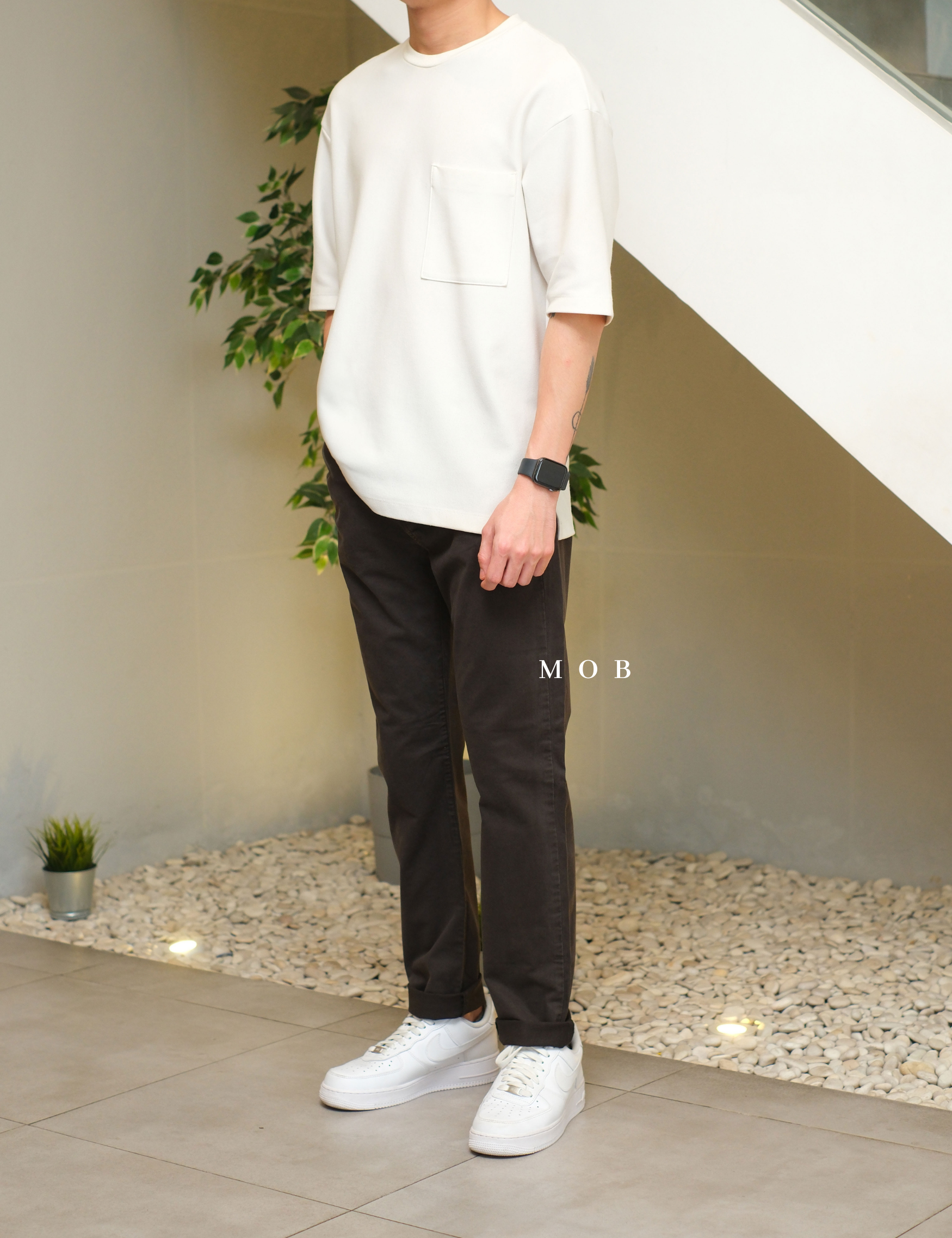 F&TPT02010 365 Tapered Fit Pants Jet Black