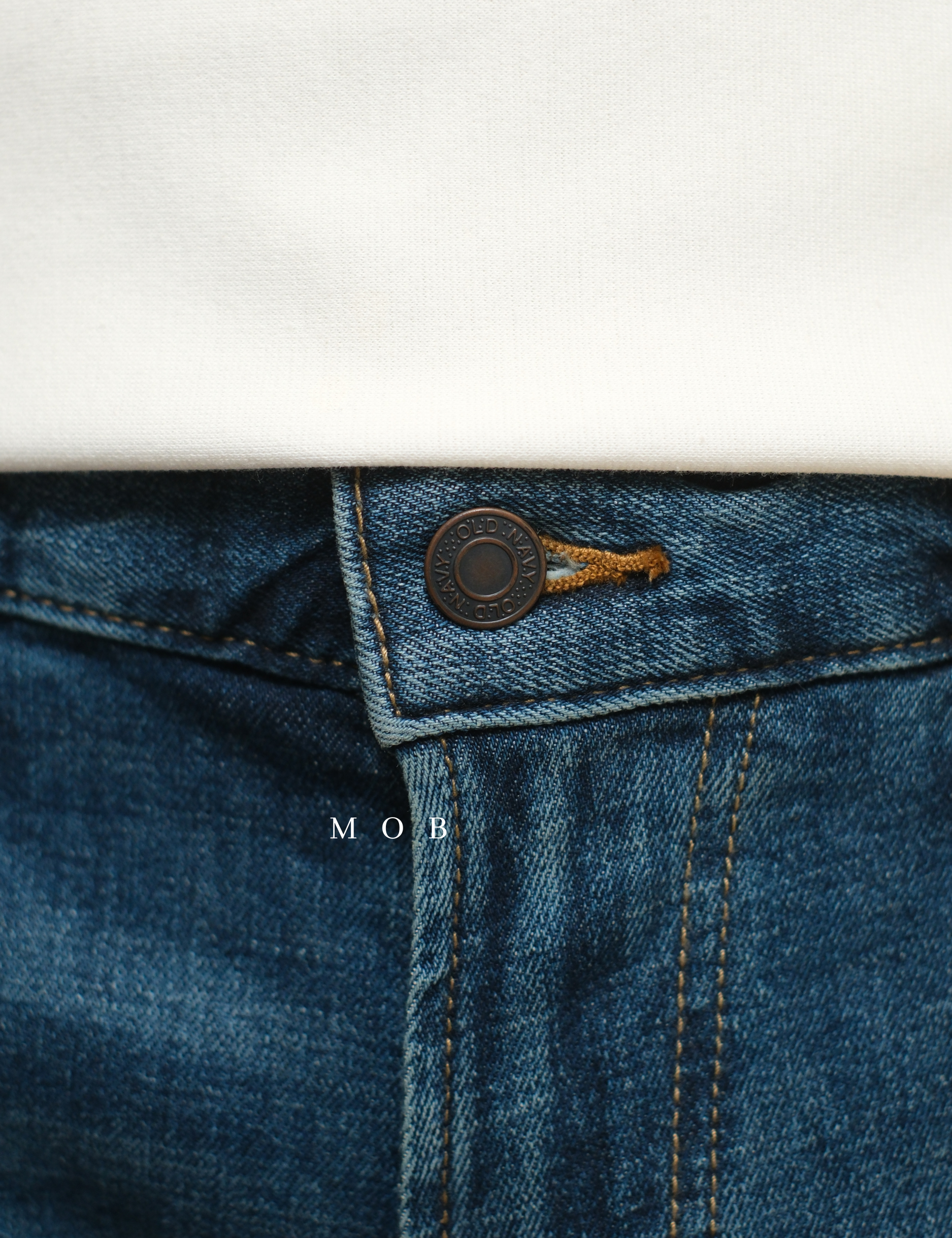 ONPT3701 Relaxed Slim Jeans Medium Blue Small Ripped