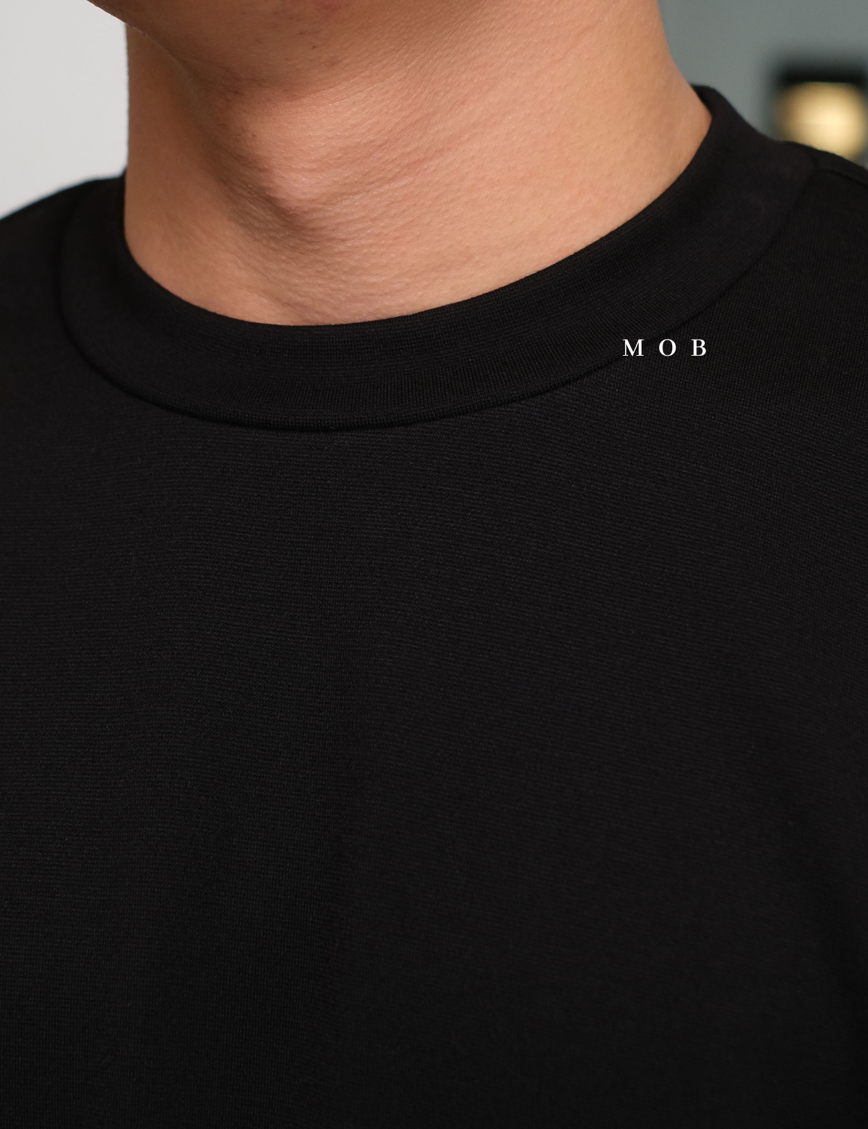 ARK01SST063 Structure Boxy Tee Jet Black