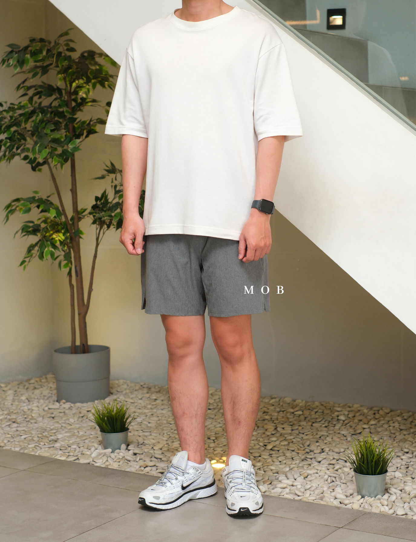 ONSR1201 Essential Woven Workout Shorts Grey Misty