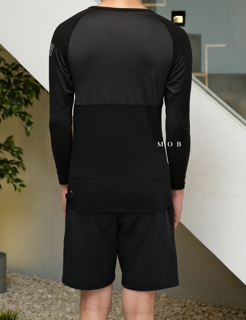 PMBL01004 Warmcell Thermal Baselayer Cat Script Hand Logo Black