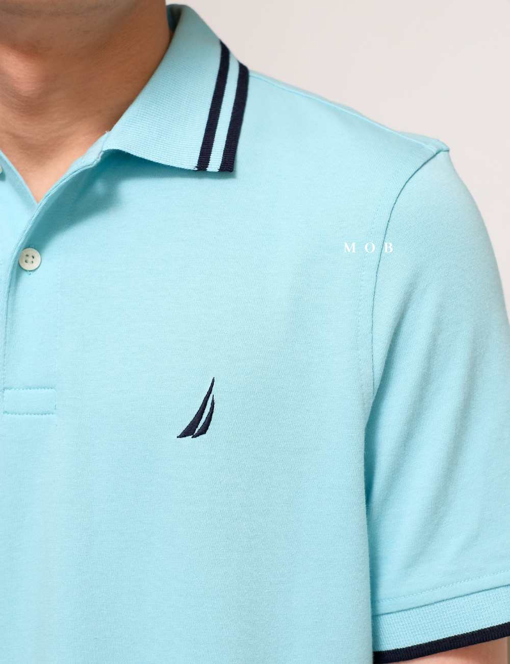 NTPS04003 Soft Cotton Classic Polo Light Blue