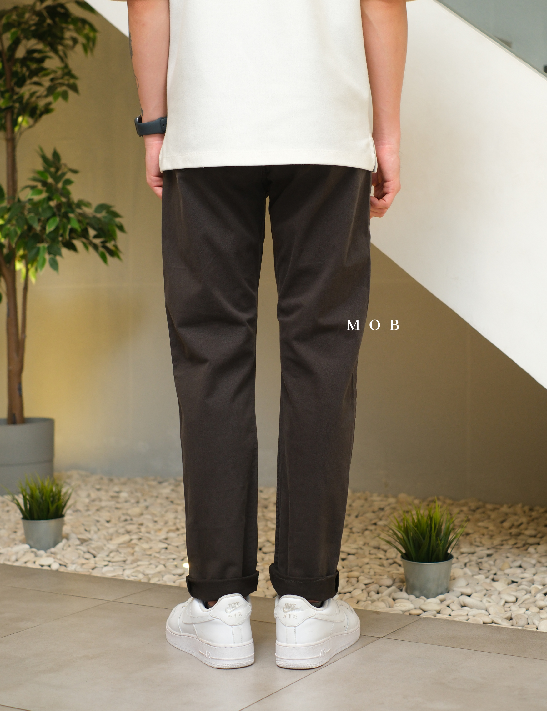 F&TPT02010 365 Tapered Fit Pants Jet Black