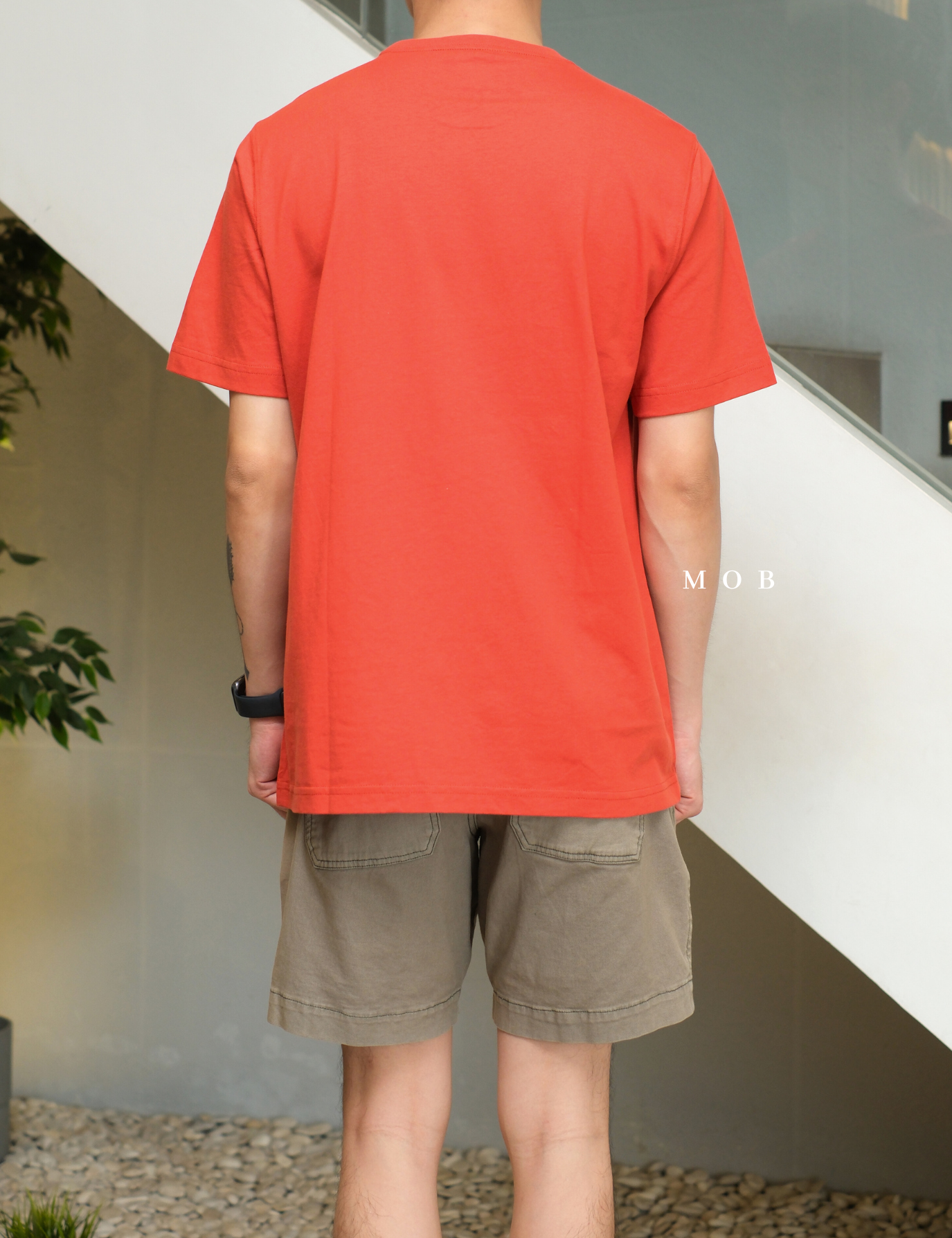 LESST01004 Basic Super SS T-Shirt Orange