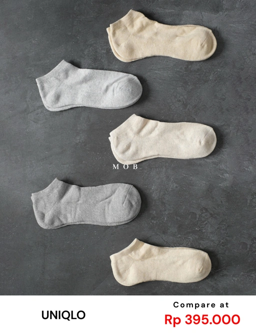 Image of UNQSO02043 Short Socks Type 43 (5 PASANG)