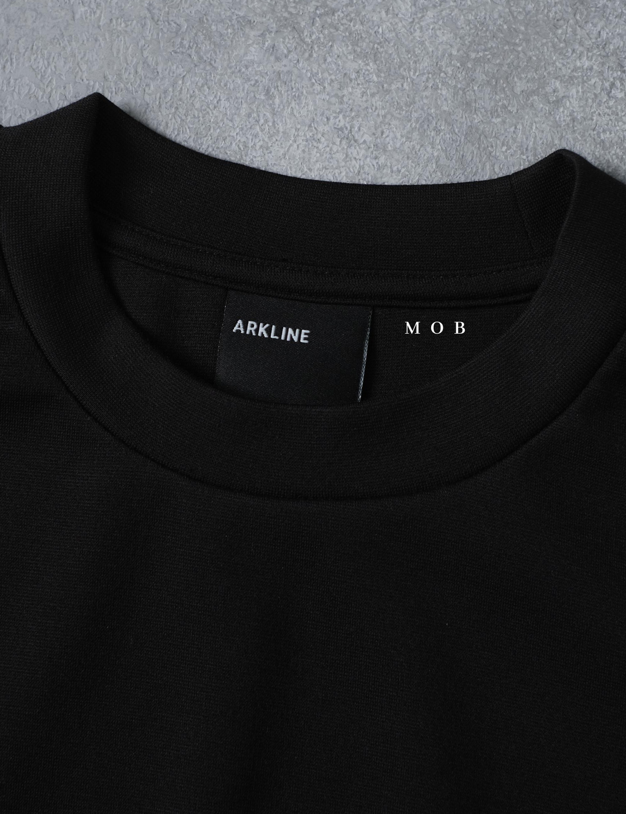 ARK01SST063 Structure Boxy Tee Jet Black