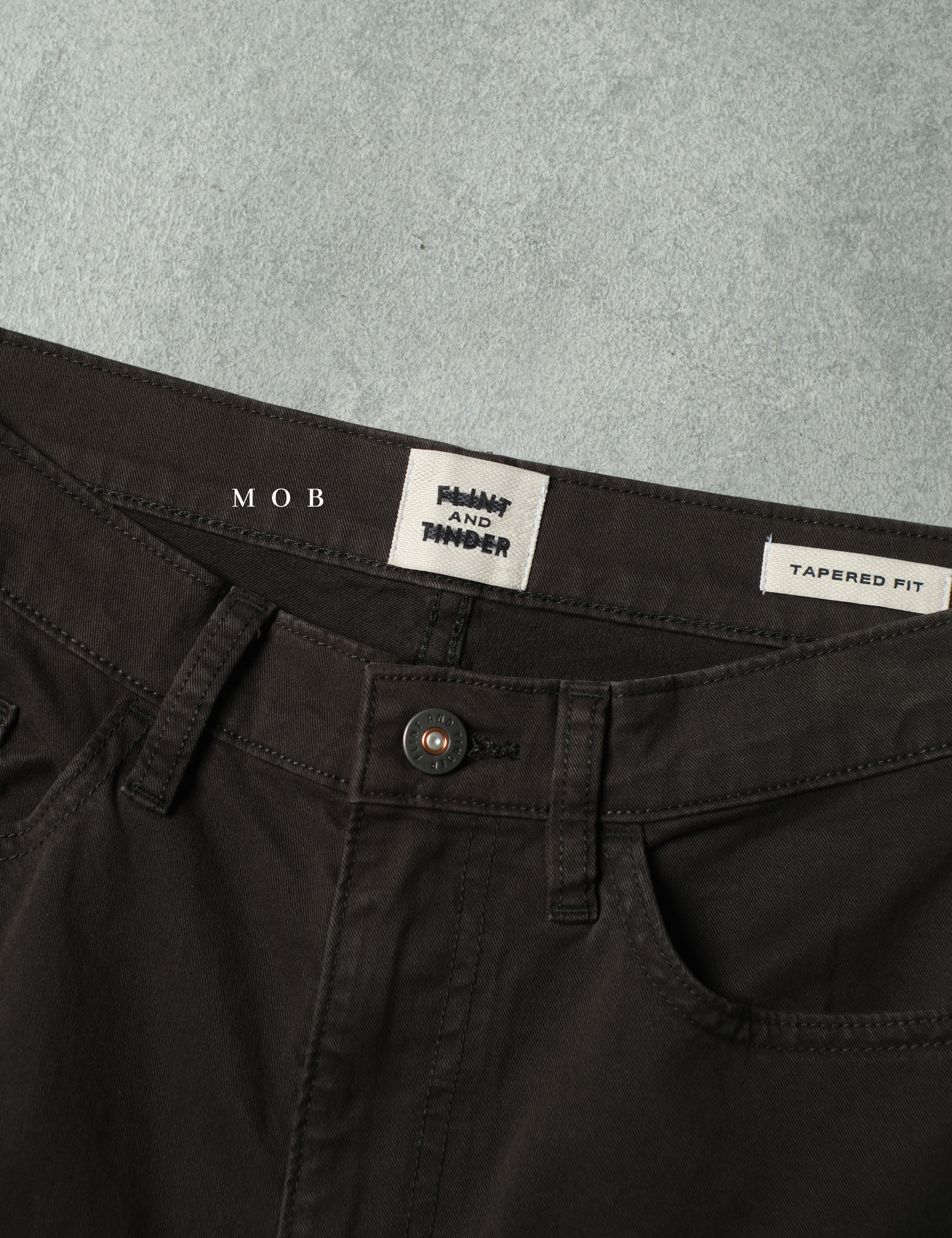 F&TPT02010 365 Tapered Fit Pants Jet Black