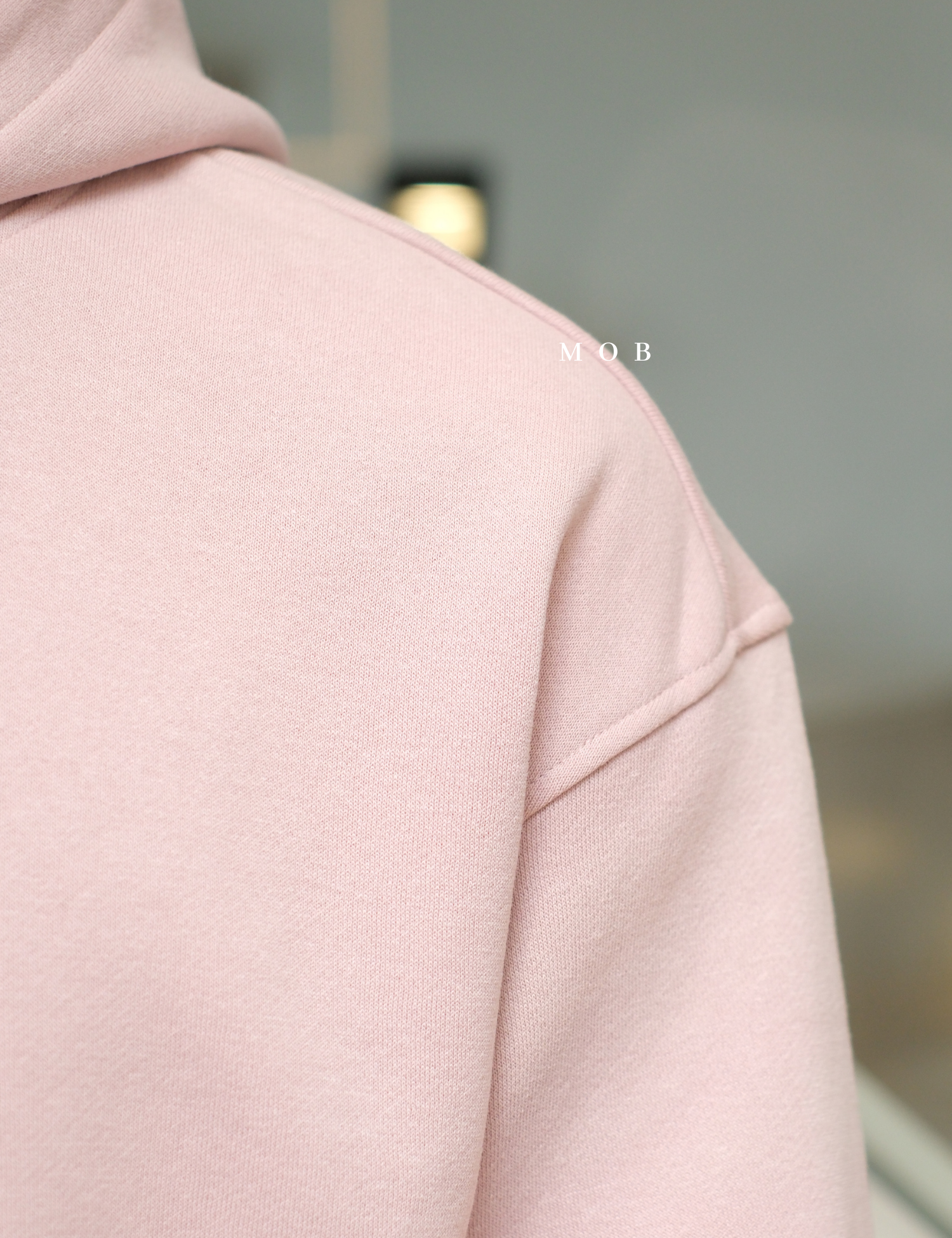 HMHOD04004 Loose Basic Pullover Hoodie Wild Pink (V2)