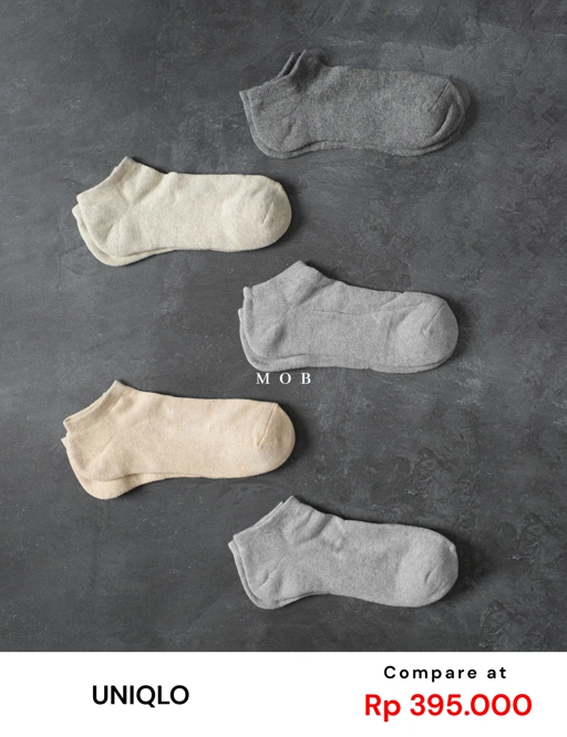 Image of UNQSO02044 Short Socks Type 44 (5 PASANG)