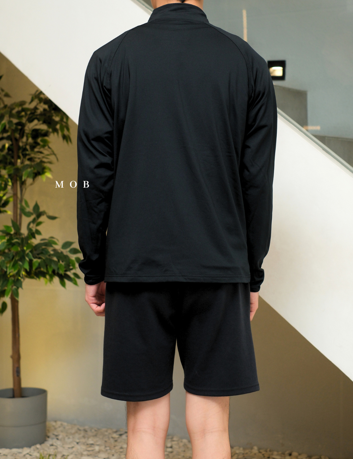 [BEST DEALS] STJ01001 Sport Wick Stretch Half Zip Black