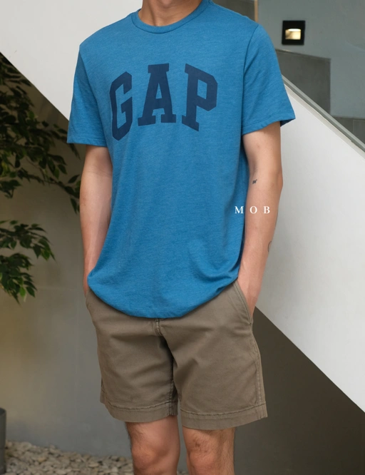 Image of GPSST1201T Signature Logo SS Tee Coastal Blue 