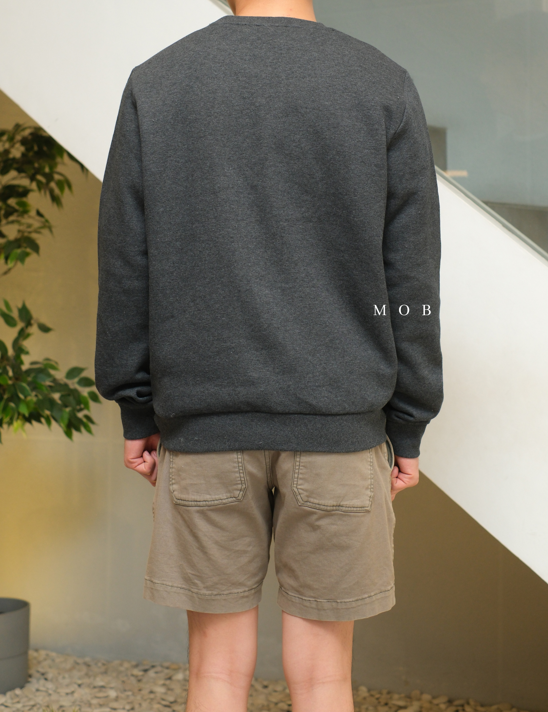 ANDSW01002 Basic SWEATSHIRT Dark Grey