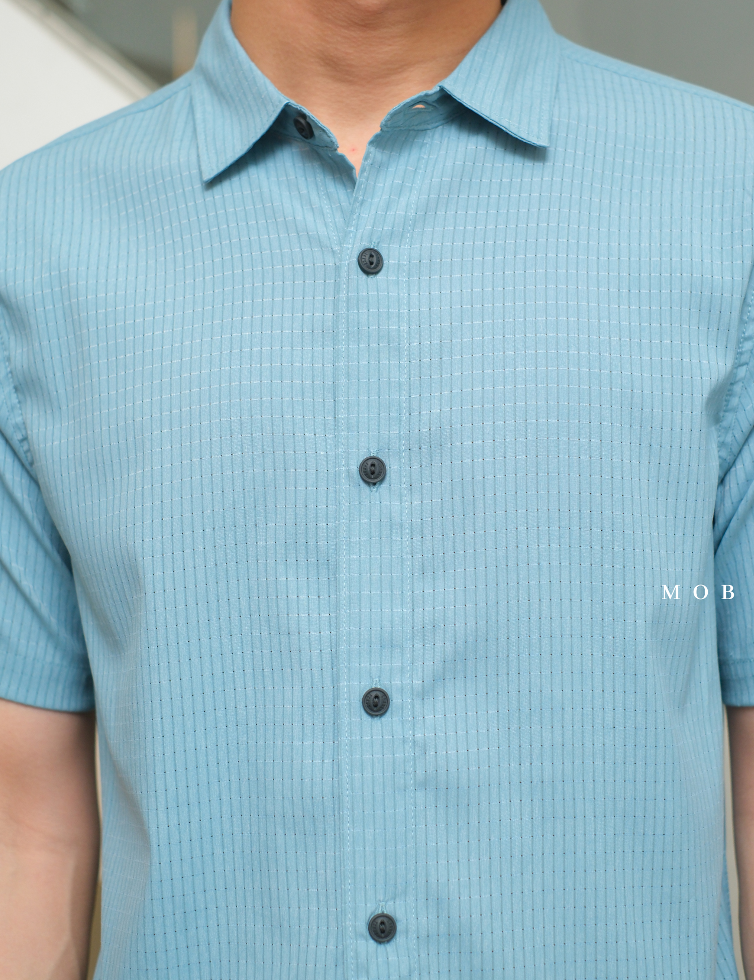 ROASSS01004A Bless Up SS Shirt Sky Blue