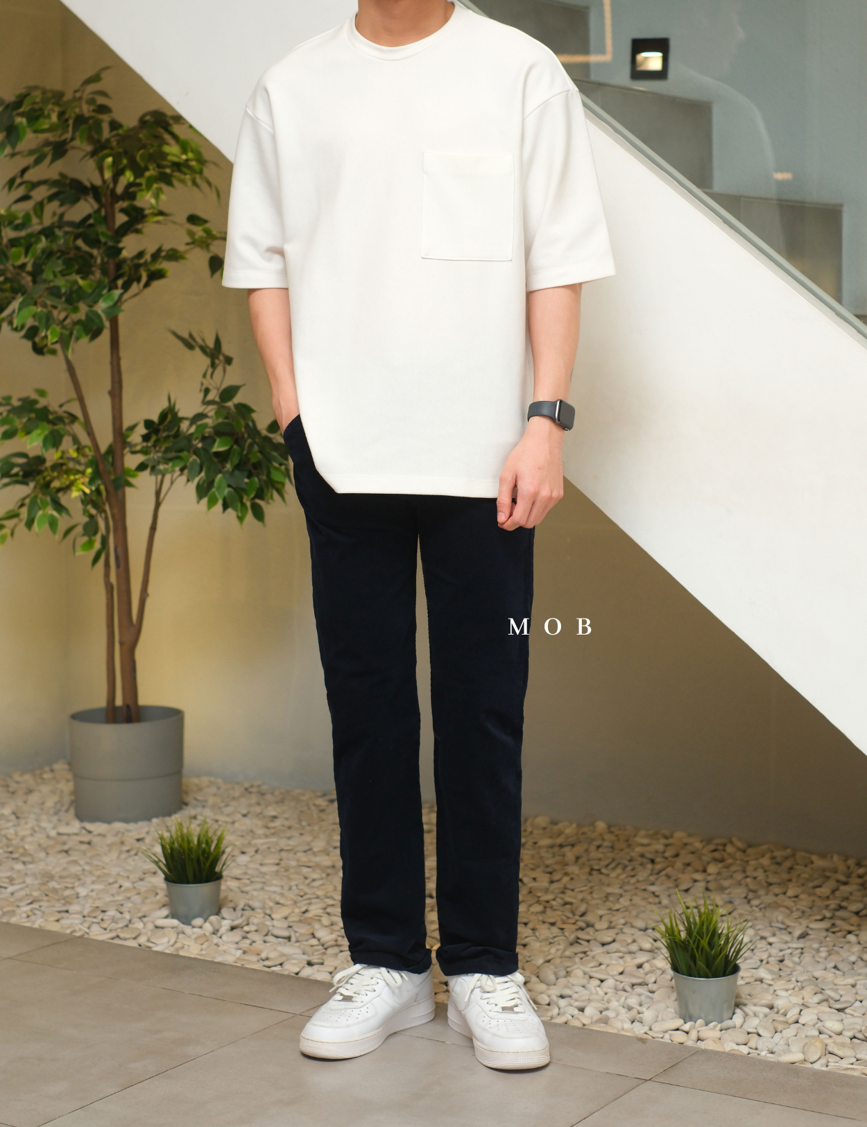 SOPT03002 Regular Corduroy Pants Navy