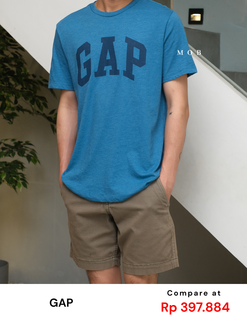 GPSST1201T Signature Logo SS Tee Coastal Blue