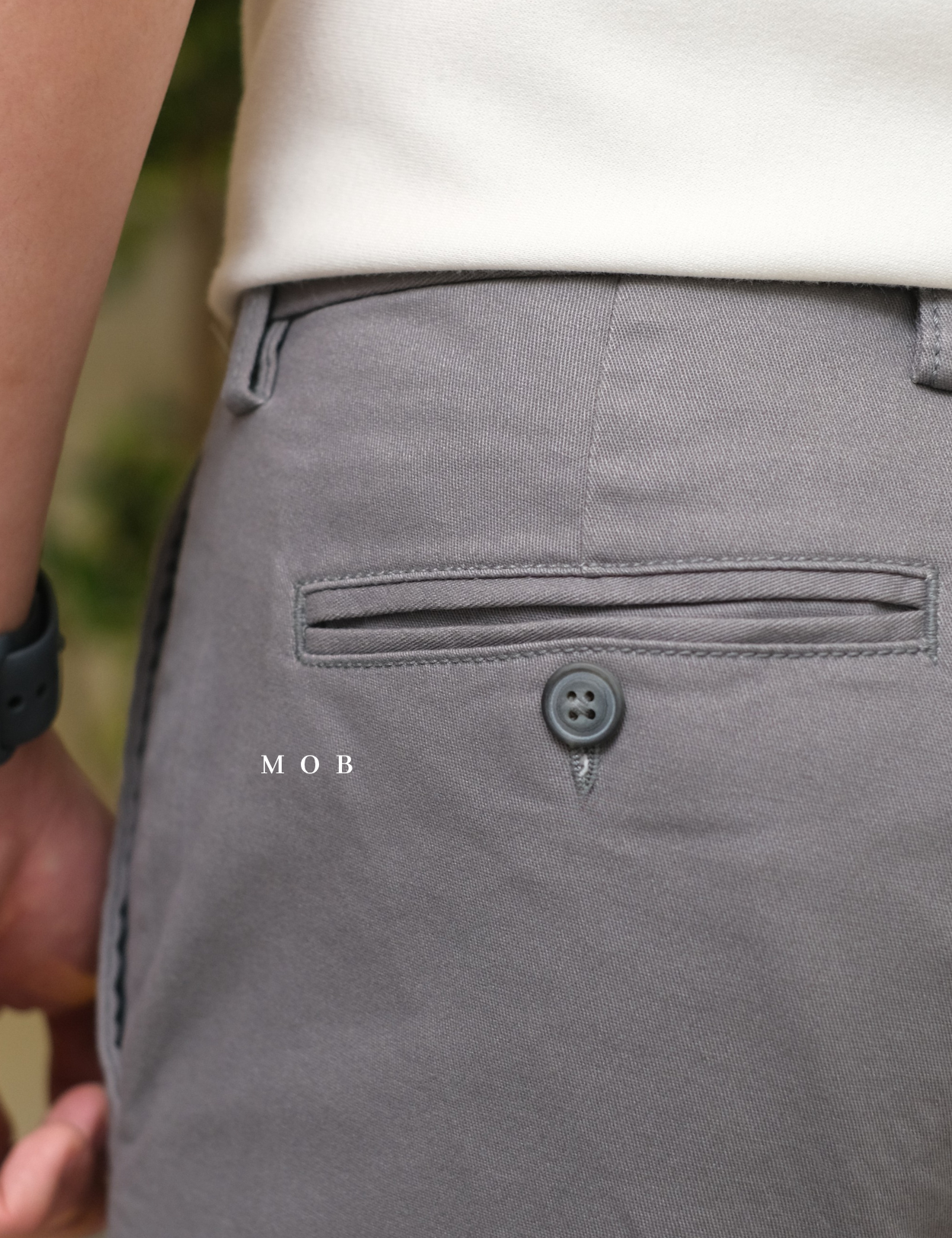 ONPT4101 Ultimate Slim Chino Pants Stone Grey